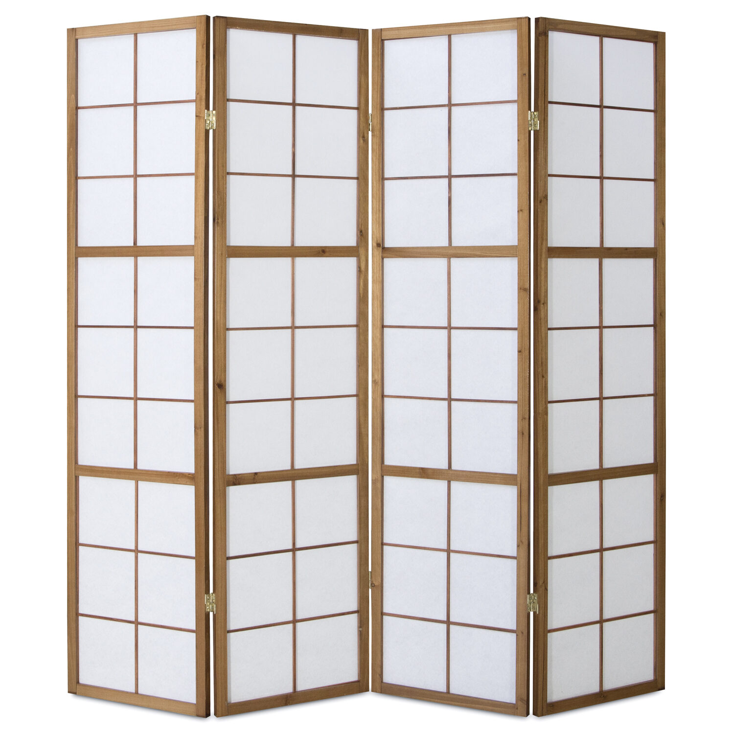 Rumsavdelare, Home, Shoji hopfällbar, 176x2,2x175 cm, Brun