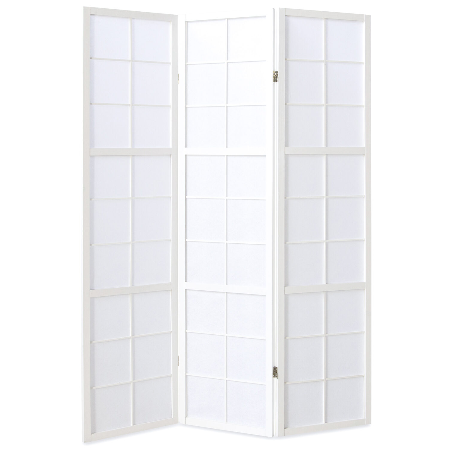 Rumsavdelare, Home, Shoji 3-panel vikbar, 132x2,2x175 cm, vit
