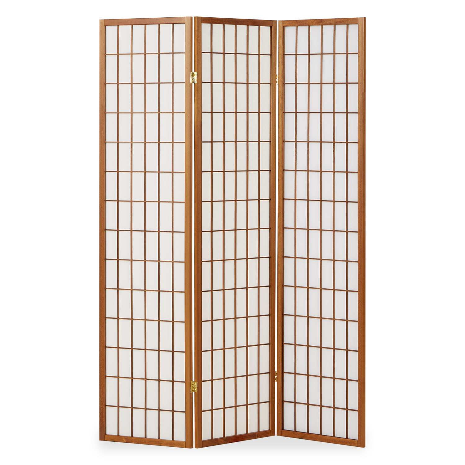 Rumdeler, Home, Shoji 3-panel foldbar, 132x2,2x175 cm, brun