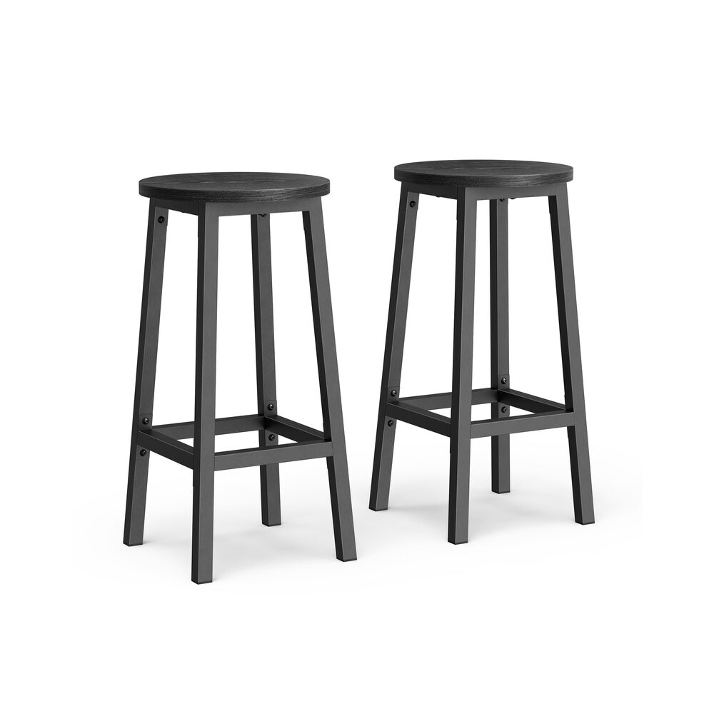 Barstol, 32x65 cm, Svart, 7,5 kg, Maksimal statisk lastekapasitet per krakk: 100 kg