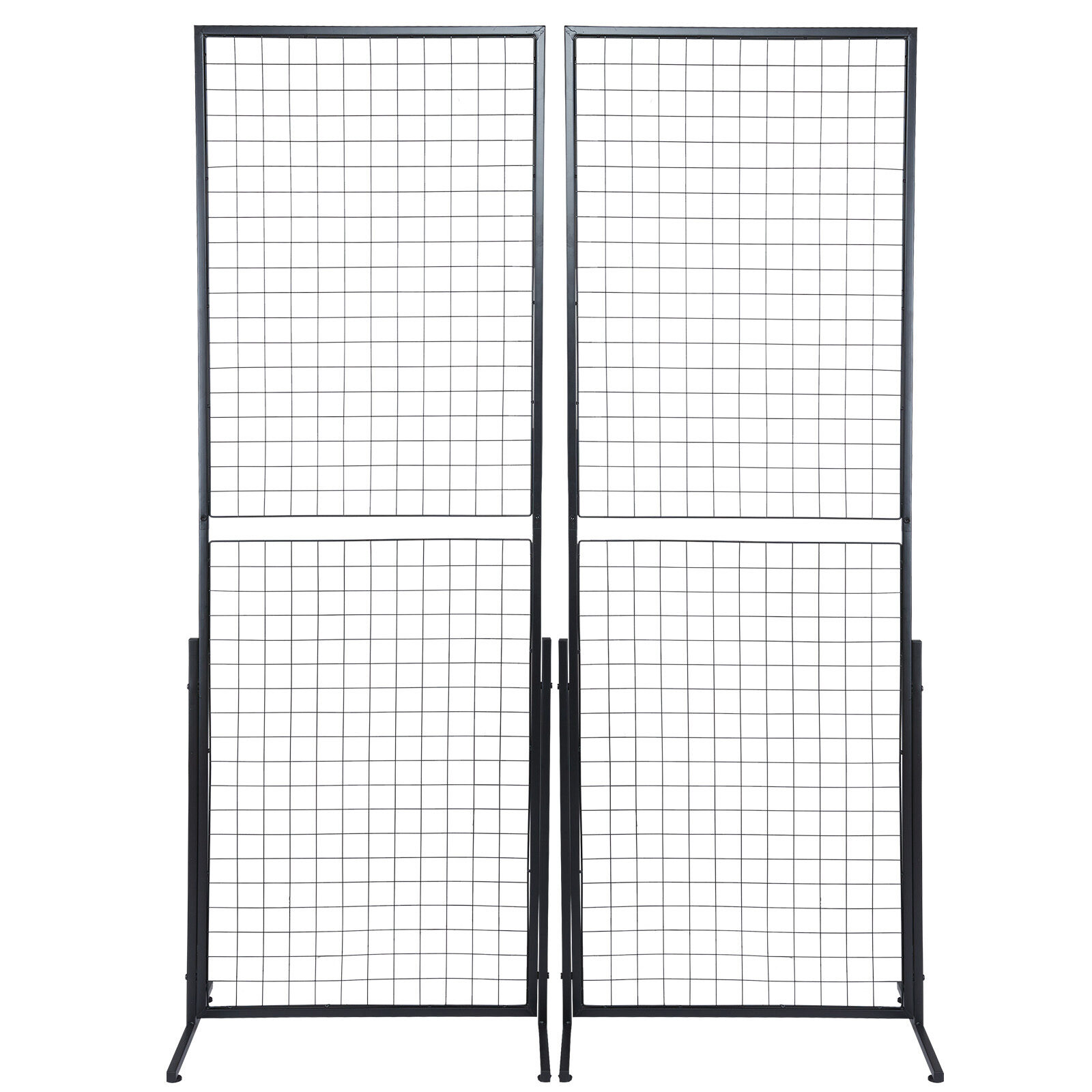 Gittervægspanel Tårn, 61x170,7 cm, Dobbeltsidet, Stål, Udstillingsreol