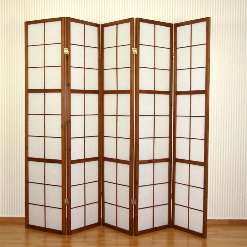 Tilanjakaja, Home, Shoji taitettava, 220x2.2x175 cm, ruskea