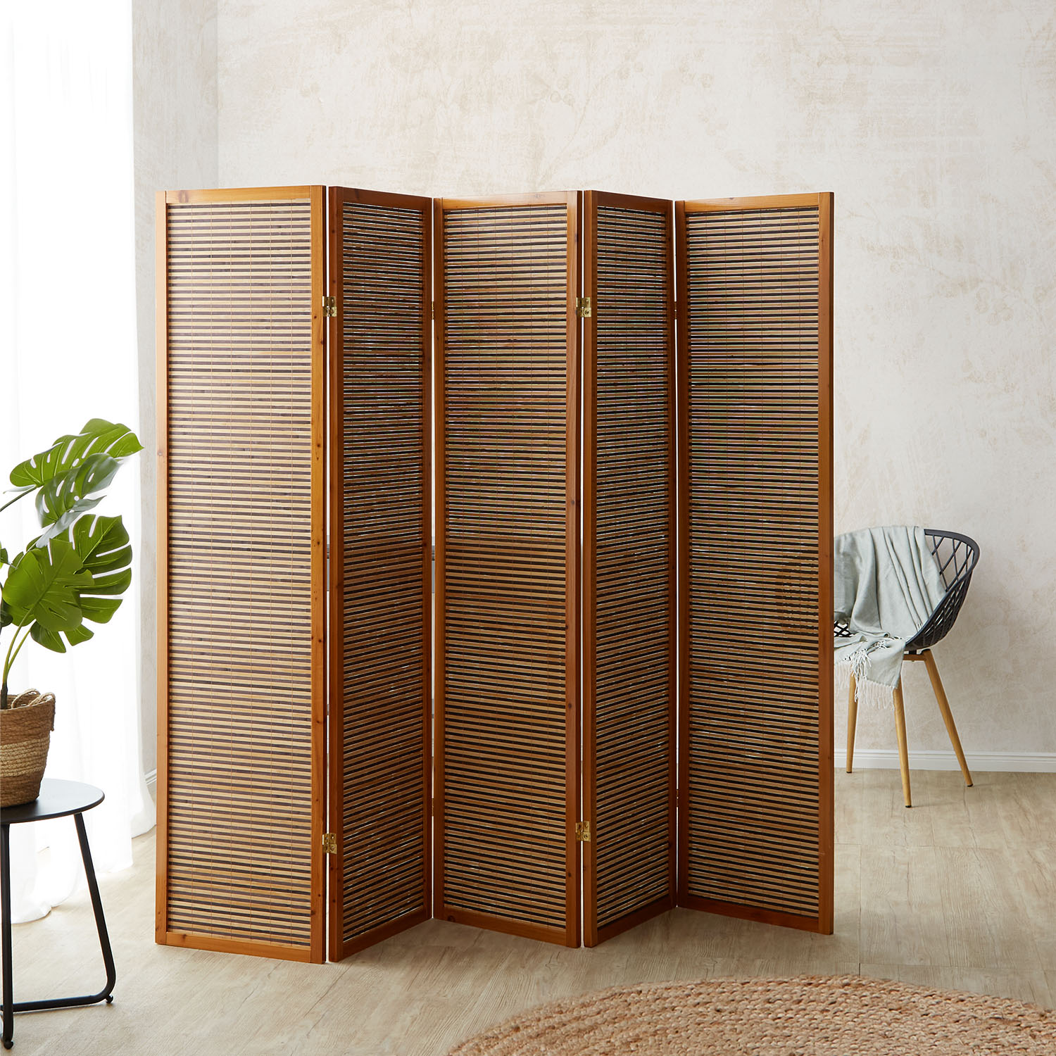 Rumdeler, Home, 220x2.2x175 cm, Brun