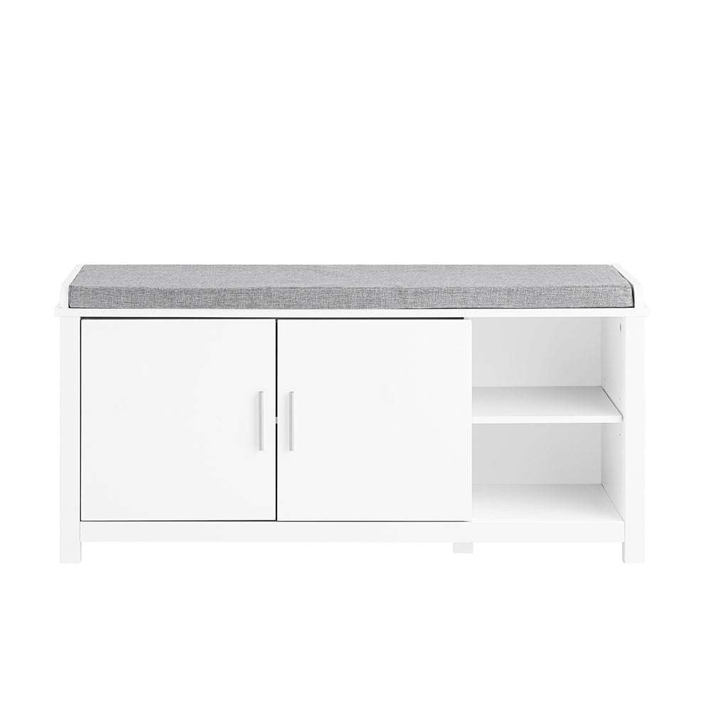 Förvaringsbänk, FSR168-W, 105x35x51 cm, Vit