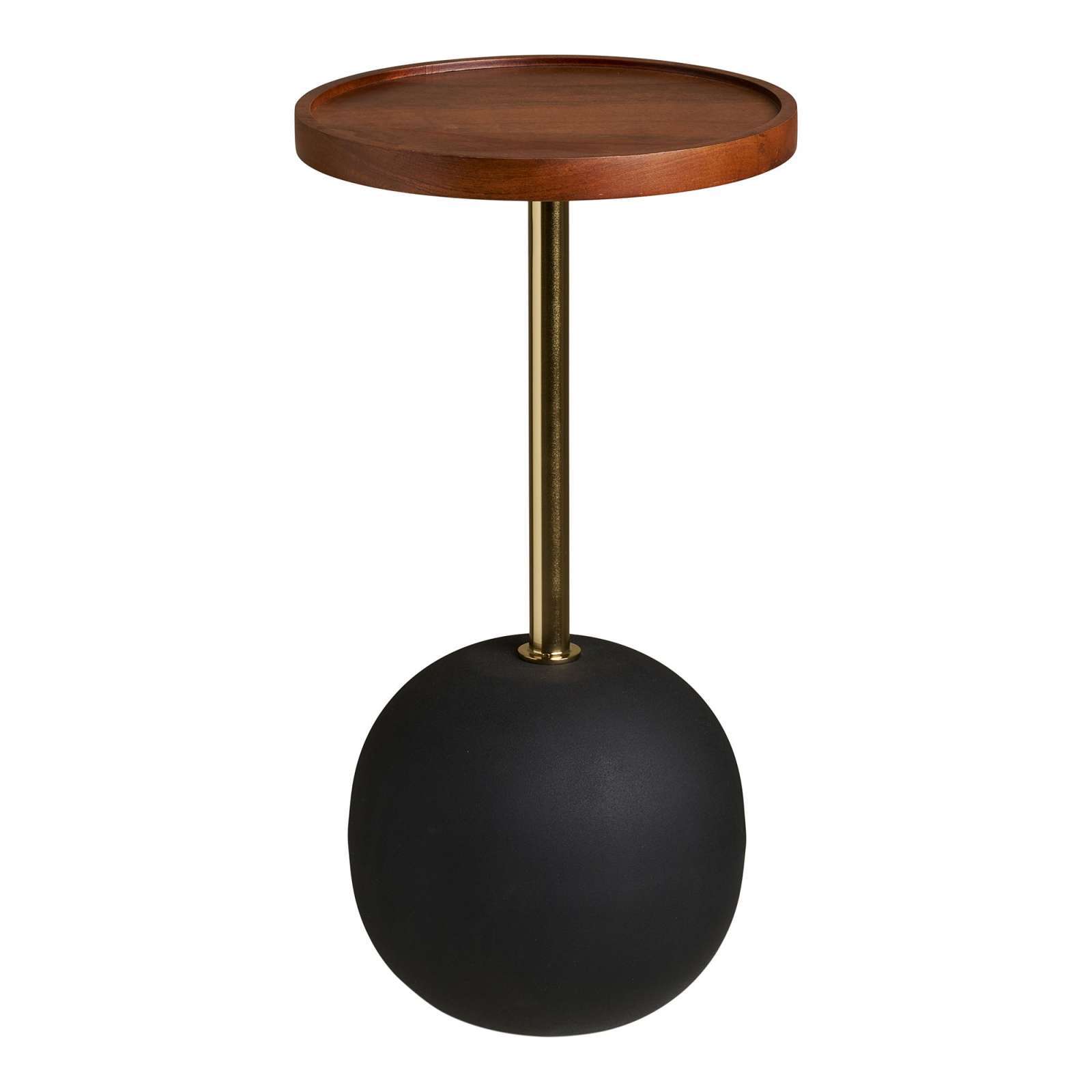 Satsbord 30x30x56 cm Svart